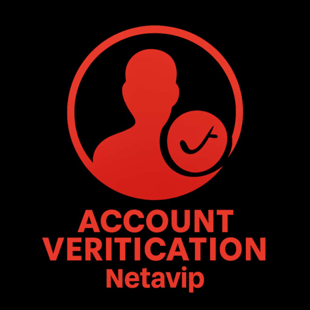 A simple badge representing account verification for Netavip.