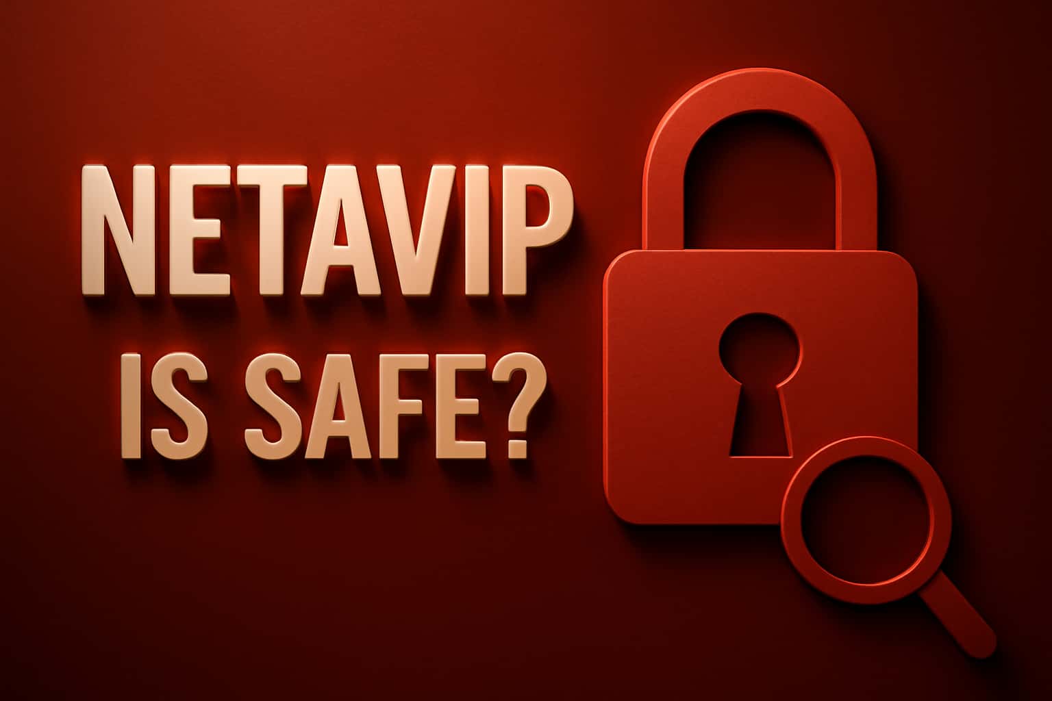 A futuristic scene illustrating the safety features of the Netavip platform.