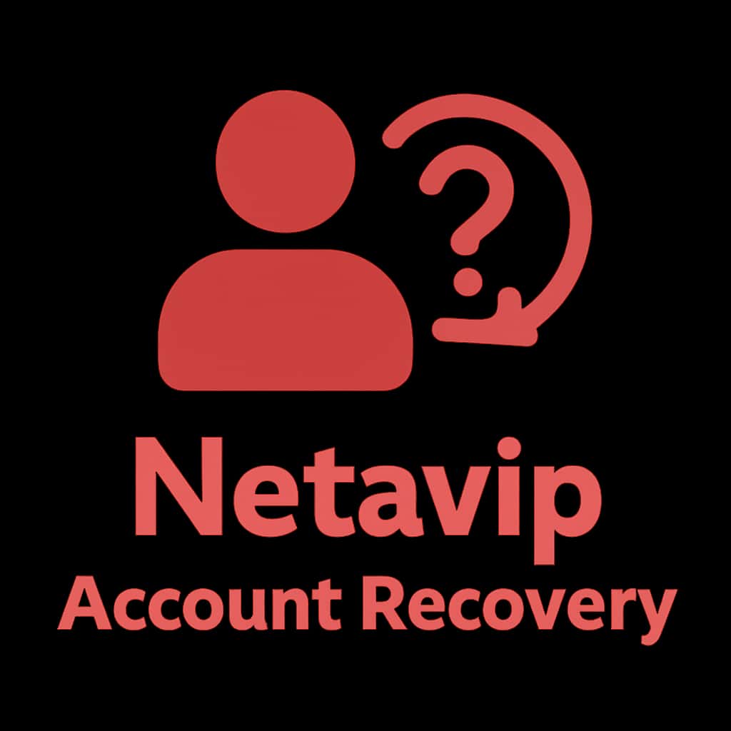 Icon representing Netavip Account Recovery assistance.