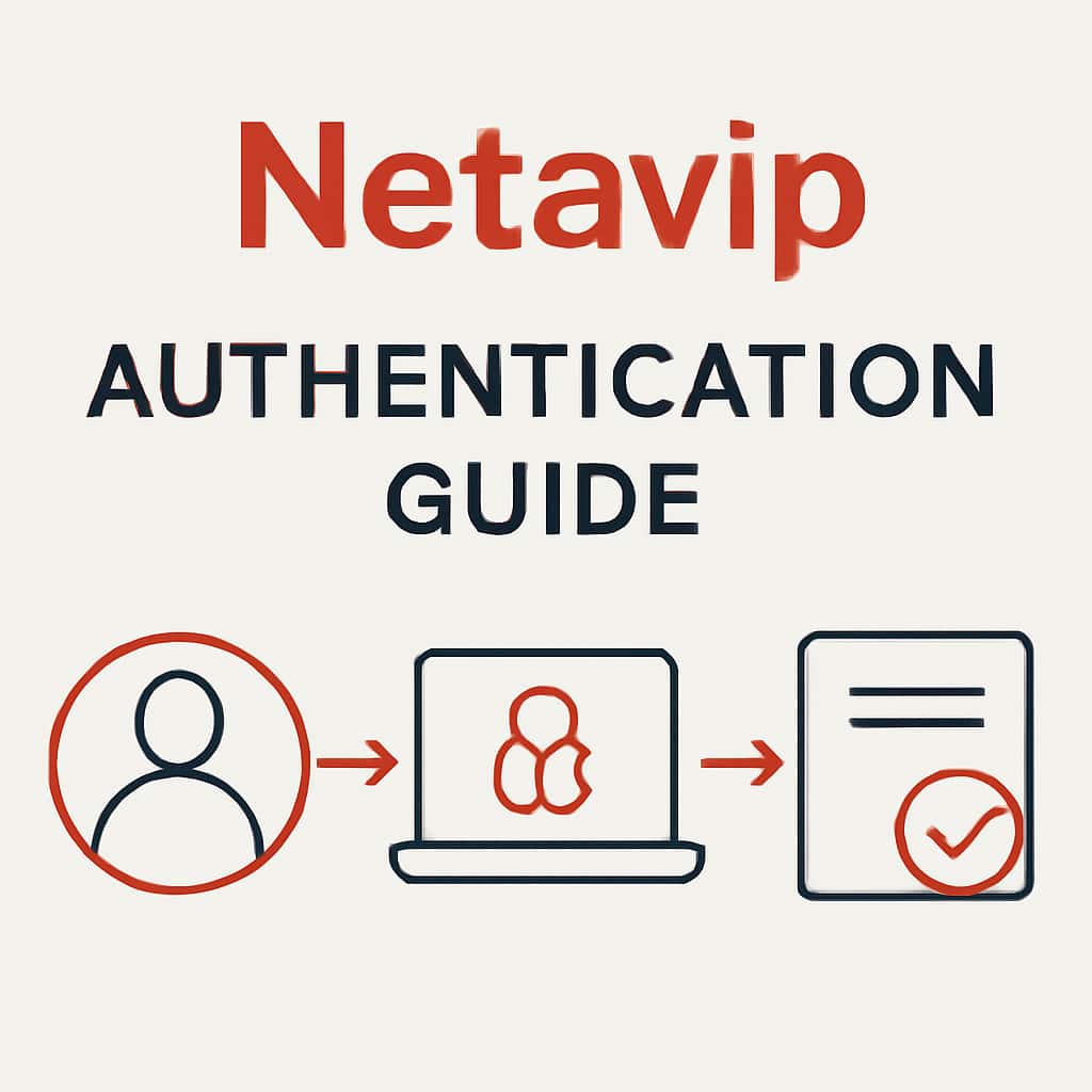 Illustrative diagram explaining Netavip authentication process.